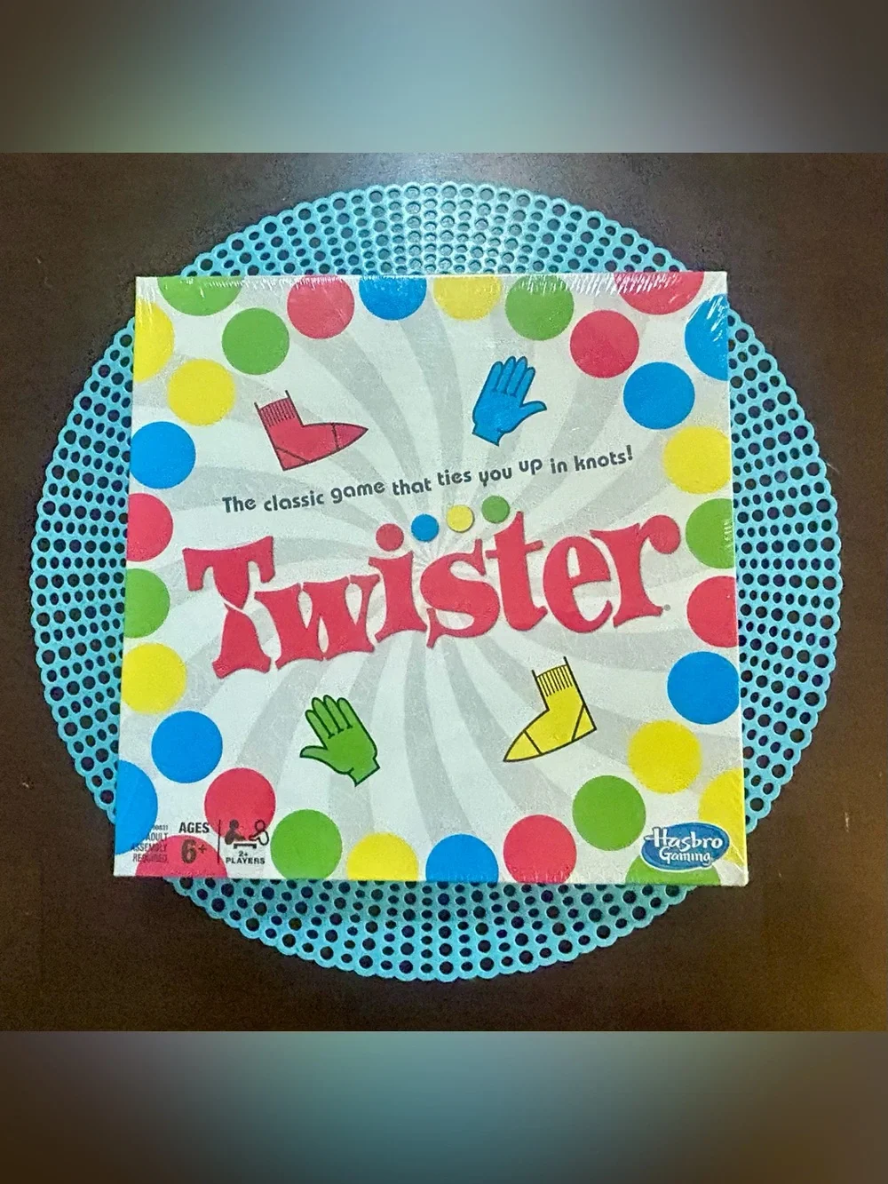 Twister Classic Board Game - Colorful Party Game; New